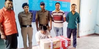 सतपुली में चैकिंग के दौरान पकड़ी गई अवैध शराब liquor-seized-in-satpuli