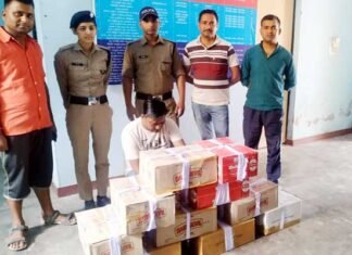 सतपुली में चैकिंग के दौरान पकड़ी गई अवैध शराब liquor-seized-in-satpuli