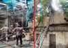 नोएडा अथॉरिटी के प्रशासनिक भवन में लगी आग noida-authority-fire