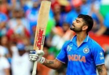 भारत का स्कोर 100 के पार, विराट कोहली ने बनाया विश्व रिकॉर्ड virat-kohli-world-record