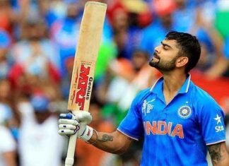 भारत का स्कोर 100 के पार, विराट कोहली ने बनाया विश्व रिकॉर्ड virat-kohli-world-record