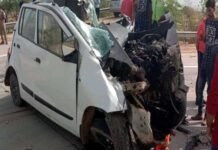 यमुना एक्सप्रेसवे पर भीषण हादसा, एक ही परिवार के 6 लोगों की मौत, 3 घायल yamuna expressway car accident
