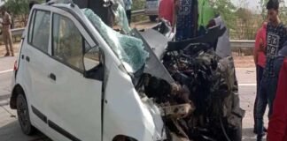 यमुना एक्सप्रेसवे पर भीषण हादसा, एक ही परिवार के 6 लोगों की मौत, 3 घायल yamuna expressway car accident