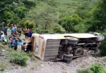 पौड़ी गढ़वाल: कोटद्वार जा रही बस गहरी खाई में गिरी, 3 की मौत, 15 घायल bus-accident
