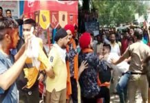 श्रीनगर गढ़वाल में स्थानीय लोगों व सिख यात्रियों के बीच मारपीट fight-in-srinagar