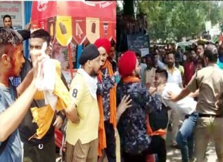 श्रीनगर गढ़वाल में स्थानीय लोगों व सिख यात्रियों के बीच मारपीट fight-in-srinagar