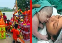 कांवड़ लेने हरिद्वार आई महिला ने पुलिस की गाड़ी में दिया बच्चे को जन्म कांवड़ लेने हरिद्वार आई महिला ने पुलिस की गाड़ी में दिया बच्चे को जन्म