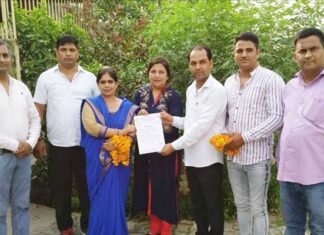महिला उन्नति संस्था ने पिंकी त्रिपाठी को बनाया गौतमबुद्धनगर का जिलाध्यक्ष mahila-unnati-sanstha-monthly meeting