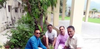 प्राथमिक शिक्षक संगठन खिर्सू द्वारा वृक्षारोपण कार्यक्रम plantation