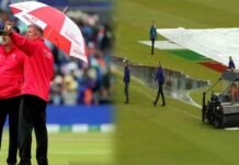 इंडिया vs न्यूजीलैंड वर्ल्ड कप सेमीफाइनल: बारिश की वजह से मैच रुका, कल होगा बाकी मैच India vs New Zealand Semi Final