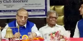 रोटरी क्लब रुड़की के 60 वर्ष पूरे होने पर भव्य कार्यक्रम