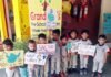 ग्रैंड माँ प्री-स्कूल एंड डे केयर ने बच्चों को जल शक्ति अभियान से जोड़ा save-water