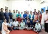 ‘भरतु की ब्वारी’ के युवा व्यंग्यकार नवल खाली को किया सम्मानित bhartu-ki-bvari