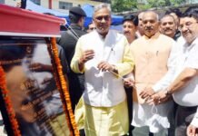 मुख्यमंत्री ने स्टेट पंचायत रिसोर्स ट्रेनिंग सेंटर भवन का किया शिलान्यास cm-trivendra-rawat
