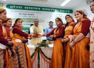 थलीसैंण के अनूप पटवाल को मिला जसोदा नवानी हरेला सम्मान harela-award
