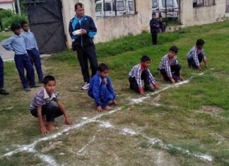 कोट ब्लॉक की संकुल स्तरीय खेलकूद प्रतियोगिता GBPEC घुड़दौड़ी के खेल प्रांगण में संपन्न sankul-khel-pratiyogita