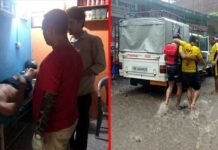 भारी बारिश से सतपुली नयार उफान पर, रेस्क्यू करते हुए एसडीआरएफ के जवान घायल satpuli-nayar-ufaan-par