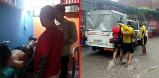 भारी बारिश से सतपुली नयार उफान पर, रेस्क्यू करते हुए एसडीआरएफ के जवान घायल satpuli-nayar-ufaan-par