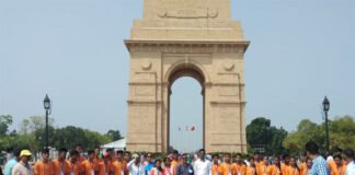 भारत दर्शन शैक्षिक भ्रमण कर लौटे देवप्रयाग विधानसभा के 55 मेधावी छात्र-छात्राओं का दल