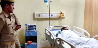 पीएसी के जवान की गन से चली गोली, साथी जवान घायल PAC-jawan-injured