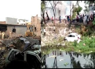 पटाखा फैक्ट्री में जोरदार धमाका, 23 लोगों की मौत, 20 घायल crackers factory fire blast