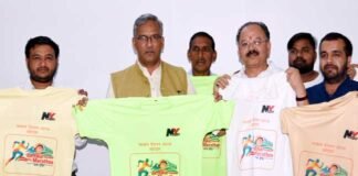 कोटद्वार में होने वाली गढ़वाल मैराथन के ‘‘LOGO’’ का सीएम ने किया अनावरण garhwal-marathon logo