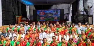 देहरादून: गोरखाली हरितालिका तीज में पहुँचे सीएम रावत, भोलेजी महाराज एवं माताश्री मंगला जी hartalika-teej