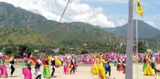 शीतकालीन क्रीड़ा प्रतियोगिता (गढ़देवा 2019-20) का श्रीनगर के जीएनटीआई मैदान में आगाज क्रीड़ा Winter-sports-GNTI