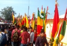 कांडा मेले में दूसरे दिन उमड़ा जनसैलाब, दूसरे दिन भी चढ़े 12 निशान kanda-mela