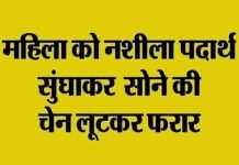 सोने-चांदी के आभूषण चमकाने का झांसा देकर महिला की चेन लूट ले गए बदमाश loot