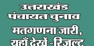 उत्तराखंड में पंचायत चुनावों की मतगणना जारी, अब तक इन प्रत्याशियों को मिली है जीत panchayat-elections-results