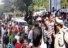 पाबौ: तेंदुए द्वारा बच्ची को निवाला बनाये जाने से गुस्साए ग्रामीणों ने हाइवे पर लगाया जाम protest-to-kill-Leopard