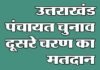 उत्तराखंड: दूसरे चरण का मतदान कल, पौड़ी जिले में इन 5 ब्लॉक में कल होगी वोटिंग uttarakhand panchayat election