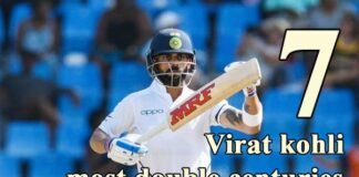विराट कोहली का रिकॉर्ड 7वां दोहरा शतक, टीम इंडिया का स्कोर 600 के पार virat-kohli