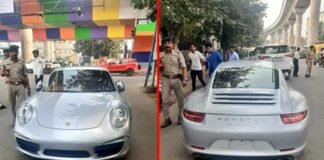 चालान का बना नया रिकॉर्ड : इस बार कार मालिक पर लगा 9.8 लाख रुपए का जुर्माना Porsche 911