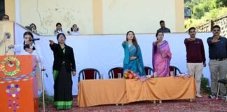 शैमफोर्ड स्कूल में स्पर्श गंगा क्लब का गठन arushi-nishankh