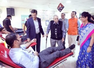 वरिष्ठ अधिवक्ता शांति भूषण के 94वें जन्मदिवस पर DPMI में रक्तदान शिविर आयोजित dpmi