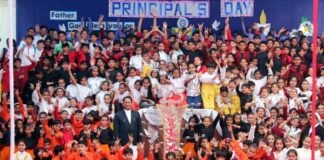 सेंट जोसेफ स्कूल में धूमधाम से मनाया गया फादर्स डे fathers day st josephs school