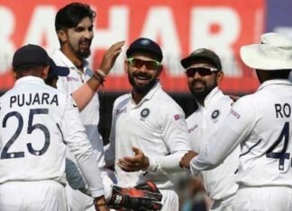 ऐतिहासिक डे-नाईट टेस्ट में भारत ने बांग्लादेश को पहली पारी में 106 रन पर समेटा डे-नाईट टेस्ट