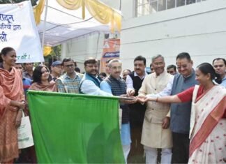 पॉलीथीन मुक्त ग्रीन दून जन जागरूकता रैली को मुख्यमंत्री ने किया फ्लैग ऑफ polythene-free Green Doon public awareness rally