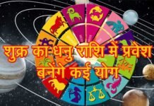 शुक्र का धनु राशि में हुआ प्रवेश: राजनैतिक, सामाजिक एवं शैक्षिक परिवर्तन का समय rashi