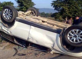 गढ़वाल सांसद तीरथ सिंह रावत की कार दुर्घटनाग्रस्त, बाल-बाल बचे tirath-singh-rawat-car-accident