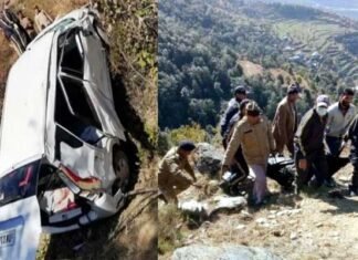 उत्तराखंड : गहरी खाई में गिरी शिक्षकों की कार, एक की मौत, तीन की हालत गंभीर car-accident-uttarkashi