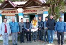 जीआईसी कांसखेत में संस्कृत प्रवक्ता सुदमा प्रसाद कपटियाल को सेवानिवृत्ति पर भावभीनी विदाई shikshak-ki-vidayi