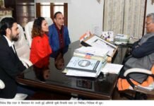 अभिनेत्री चित्रांशी रावत ने मुख्यमंत्री से की मुलाकात, उत्तराखंड में करेंगी फिल्म की शूटिंग Actress Chitranshi Rawat