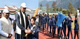 मुख्यमंत्री त्रिवेन्द्र रावत ने राज्य स्तरीय खेल महाकुम्भ का किया शुभारम्भ Cm inaugurated state level sports Mahakumbh