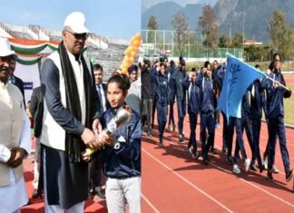 मुख्यमंत्री त्रिवेन्द्र रावत ने राज्य स्तरीय खेल महाकुम्भ का किया शुभारम्भ Cm inaugurated state level sports Mahakumbh