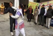 जोमासार मार्शल आर्ट की टीम ने स्कूल की छात्राओं को सिखाए आत्म रक्षा के गुर Jomasar martial arts