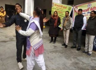 जोमासार मार्शल आर्ट की टीम ने स्कूल की छात्राओं को सिखाए आत्म रक्षा के गुर Jomasar martial arts