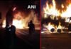 भीषण हादसा: बस और ट्रक की भिड़ंत के बाद आग का गोला बनी बस, 20 यात्री जिंदा जले,DNA टेस्ट से होगी मृतकों की पहचान Kannauj-accident